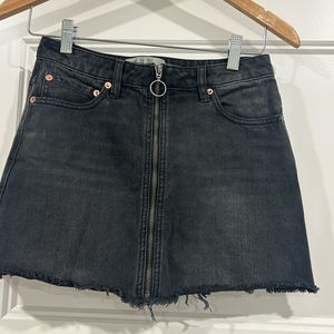 Black Free People denim skirt!